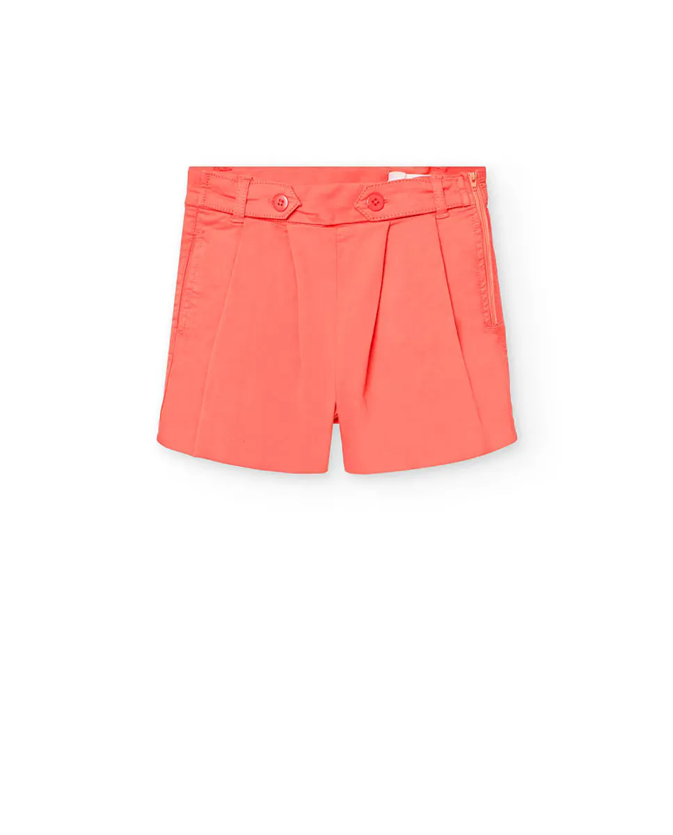 Однотонные девичьи шорты на молнии сбоку Boboli, красный
Однотонные девичьи шорты на молнии сбоку Boboli, красный