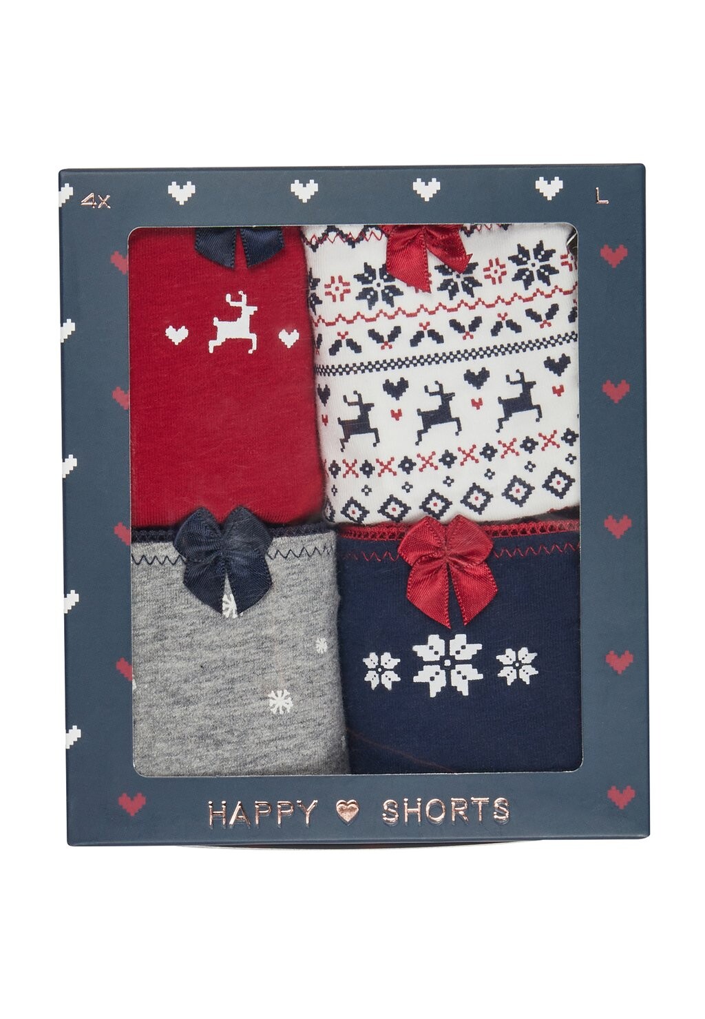 Трусы CHRISTMAS 4-PACK Happy Shorts, мультиколор
Трусы CHRISTMAS 4-PACK Happy Shorts, мультиколор
