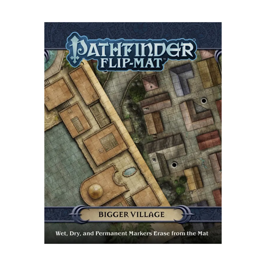 Флип-мат – Большая деревня, GameMastery - Flip-Mats - Building, City & Village Locales
Флип-мат – Большая деревня, GameMastery - Flip-Mats - Building, City & Village Locales