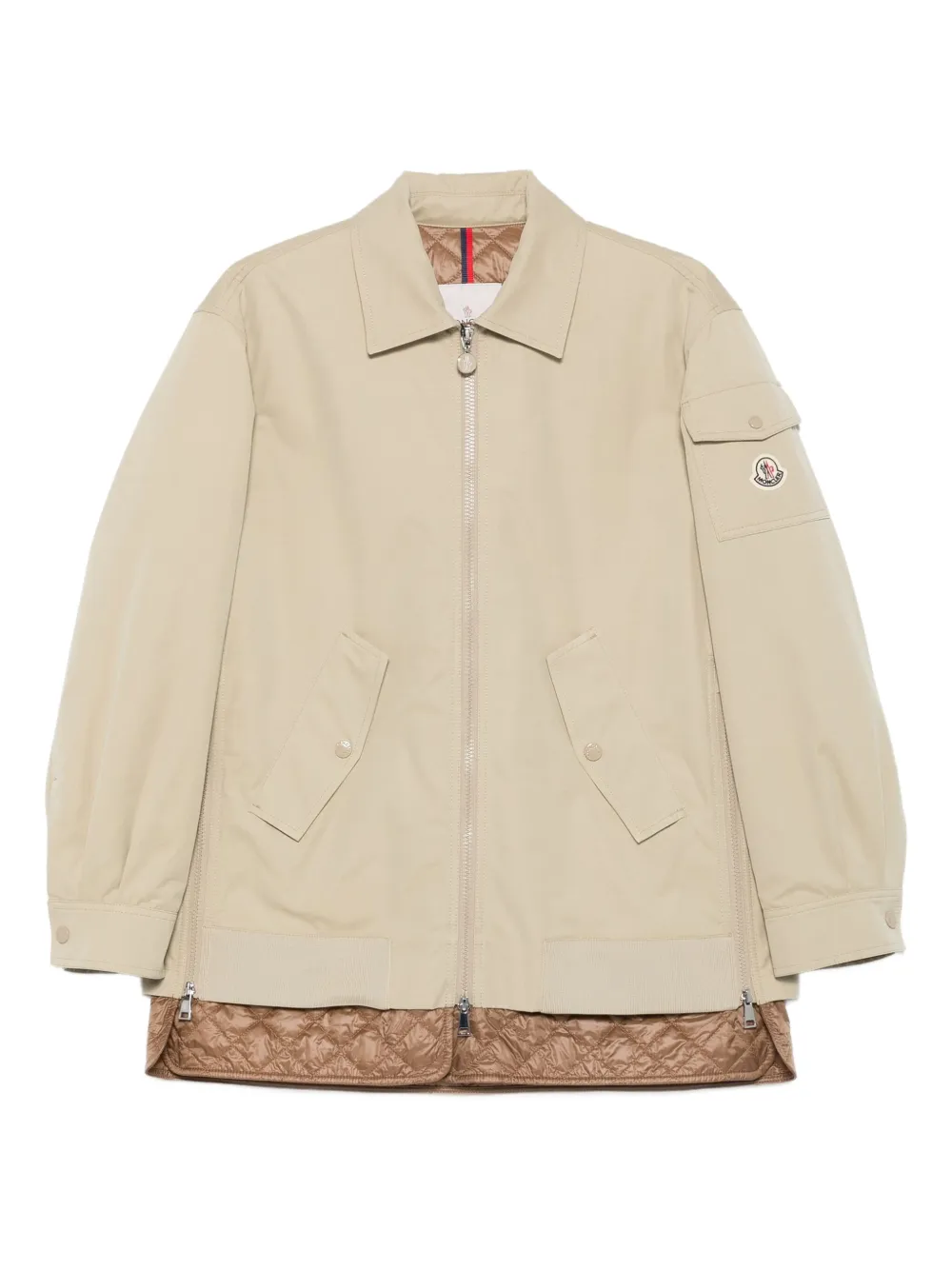Стеганая куртка на молнии MONCLER, нейтральный
Стеганая куртка на молнии MONCLER, нейтральный