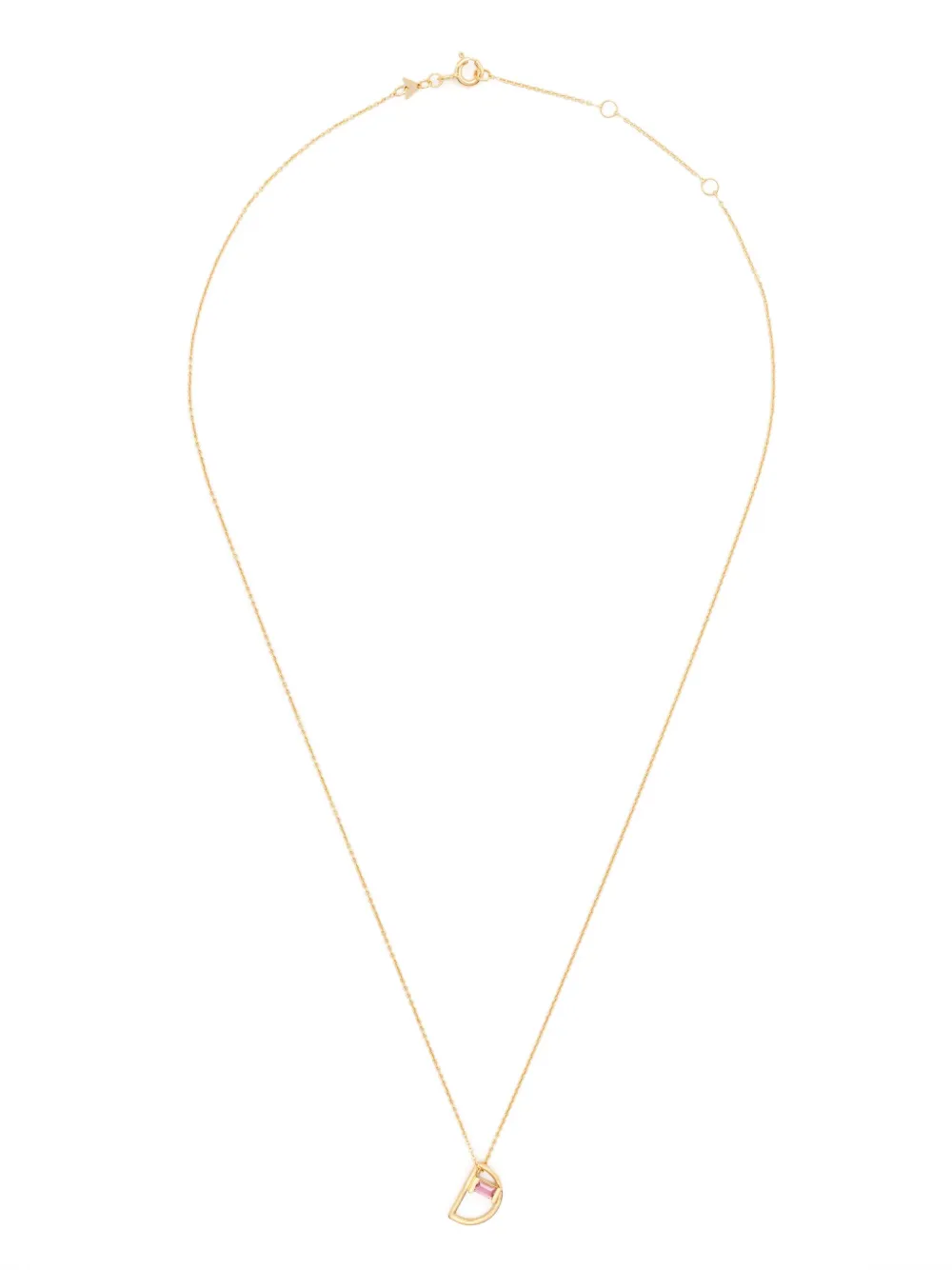 Колье Letra D из желтого золота с турмалином Aliita, золотой
Колье Letra D из желтого золота с турмалином Aliita, золотой