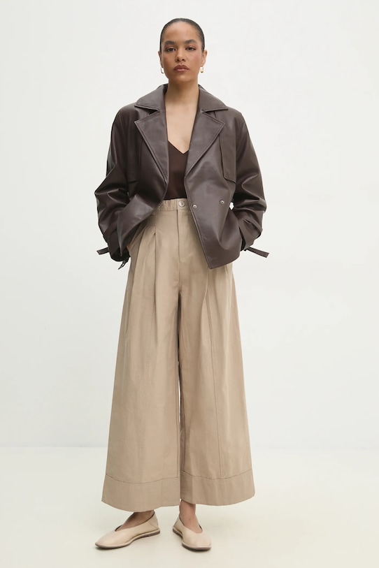 Хлопковые брюки Answear.Lab, бежевый
Хлопковые брюки Answear.Lab, бежевый