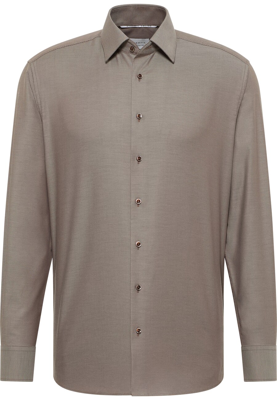 Рубашка на пуговицах классического кроя ETERNA, темно-коричневый
Рубашка на пуговицах классического кроя ETERNA, темно-коричневый