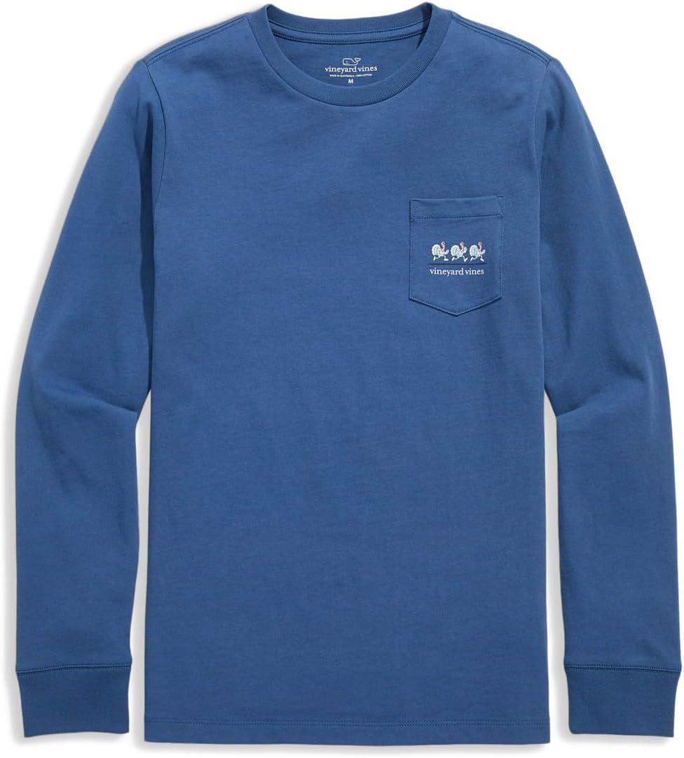 Футболка Vineyard Vines Kids Turkey Trot Long-Sleeve Pocket Tee, цвет Moonshine
Футболка Vineyard Vines Kids Turkey Trot Long-Sleeve Pocket Tee, цвет Moonshine