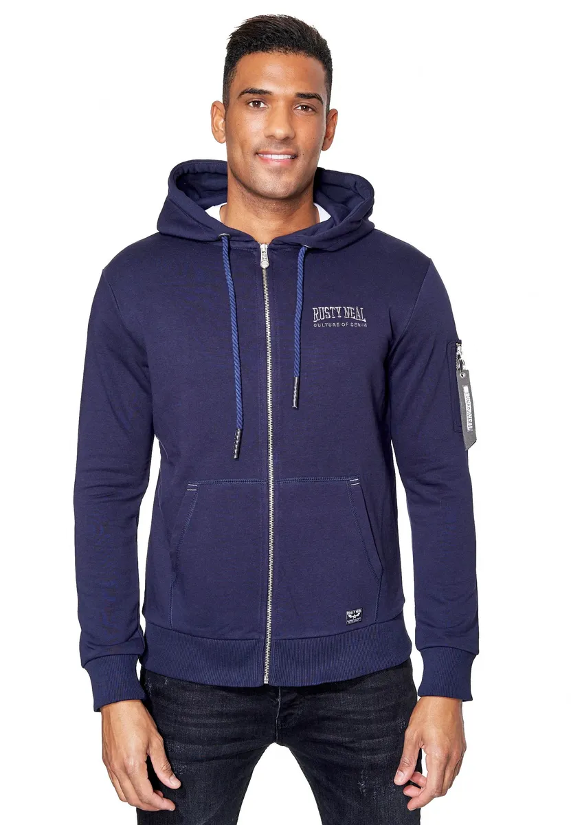 Толстовка Rusty Neal со стильным карманом на рукаве, синий
Толстовка Rusty Neal со стильным карманом на рукаве, синий