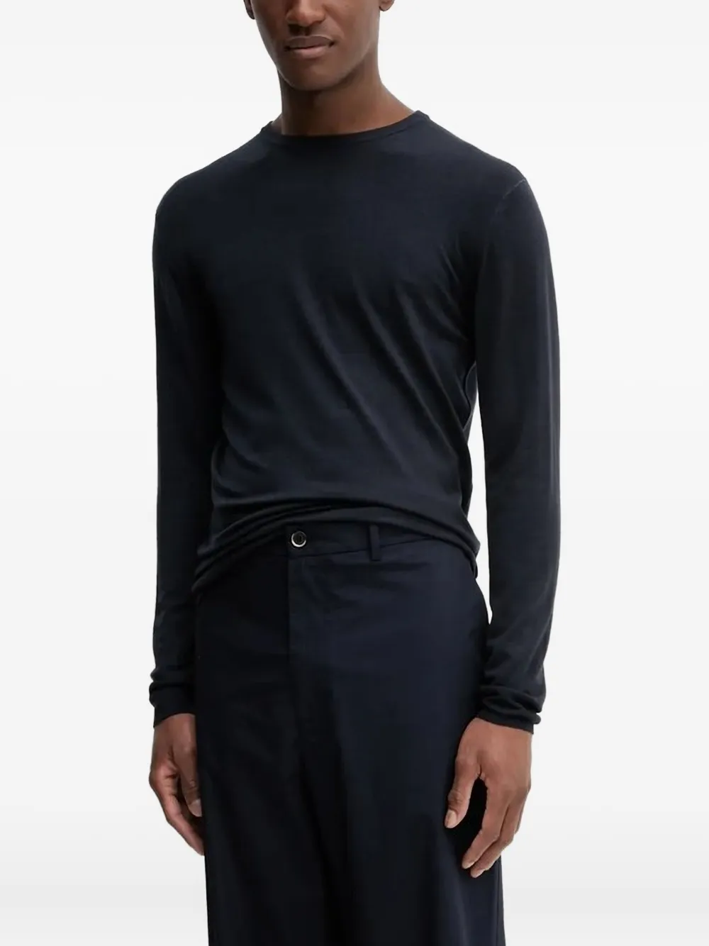 Свитер с длинными рукавами и круглым вырезом Barena, синий
Свитер с длинными рукавами и круглым вырезом Barena, синий