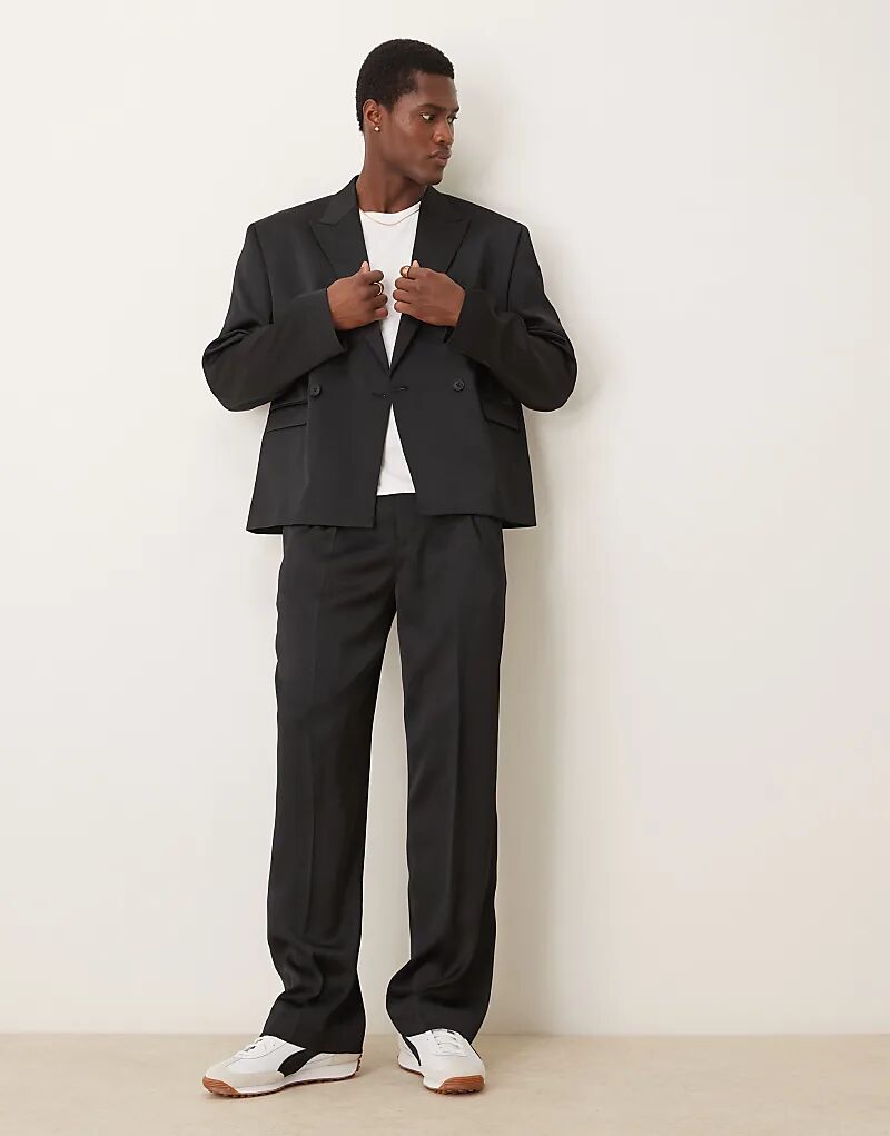 Широкие брюки ASOS DESIGN из черного атласа
Широкие брюки ASOS DESIGN из черного атласа