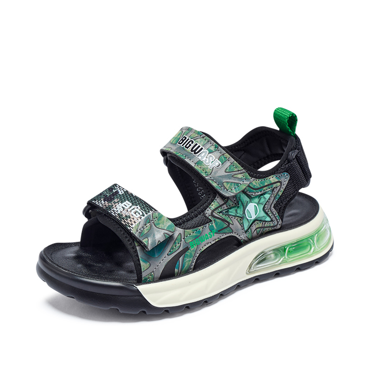 Нескользящие, дышащие, легкие, амортизирующие детские сандалии BIG WASP, зеленый
Нескользящие, дышащие, легкие, амортизирующие детские сандалии BIG WASP, зеленый