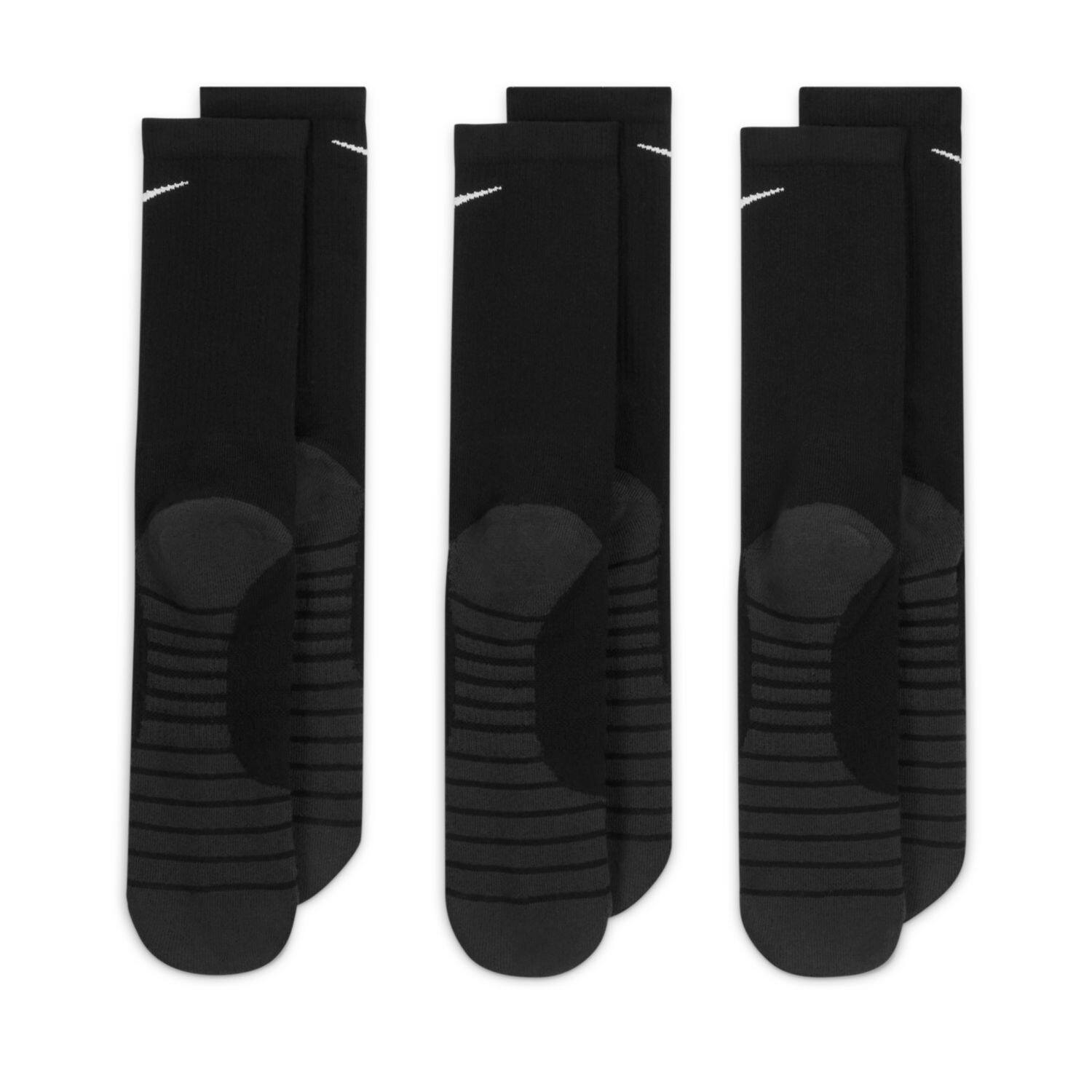Набор из 3 женских носков Nike для тренировок с максимальной амортизацией на каждый день Nike, черный
Набор из 3 женских носков Nike для тренировок с максимальной амортизацией на каждый день Nike, черный