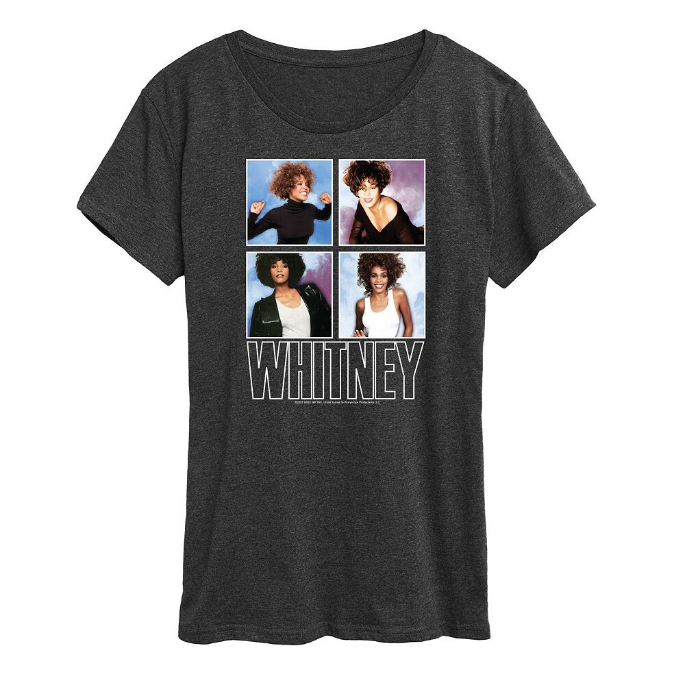 Женская футболка с рисунком в сетку Whitney Houston Licensed Character, цвет Heather Charcoal
Женская футболка с рисунком в сетку Whitney Houston Licensed Character, цвет Heather Charcoal