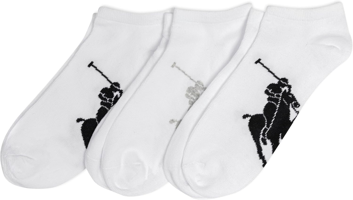 Polo Ralph Lauren мужские классические спортивные носки Big Pony Low Cut - набор из 3 пар - мягкий и легкий комфорт из хлопка, White
Polo Ralph Lauren мужские классические спортивные носки Big Pony Low Cut - набор из 3 пар - мягкий и легкий комфорт из хлопка, White