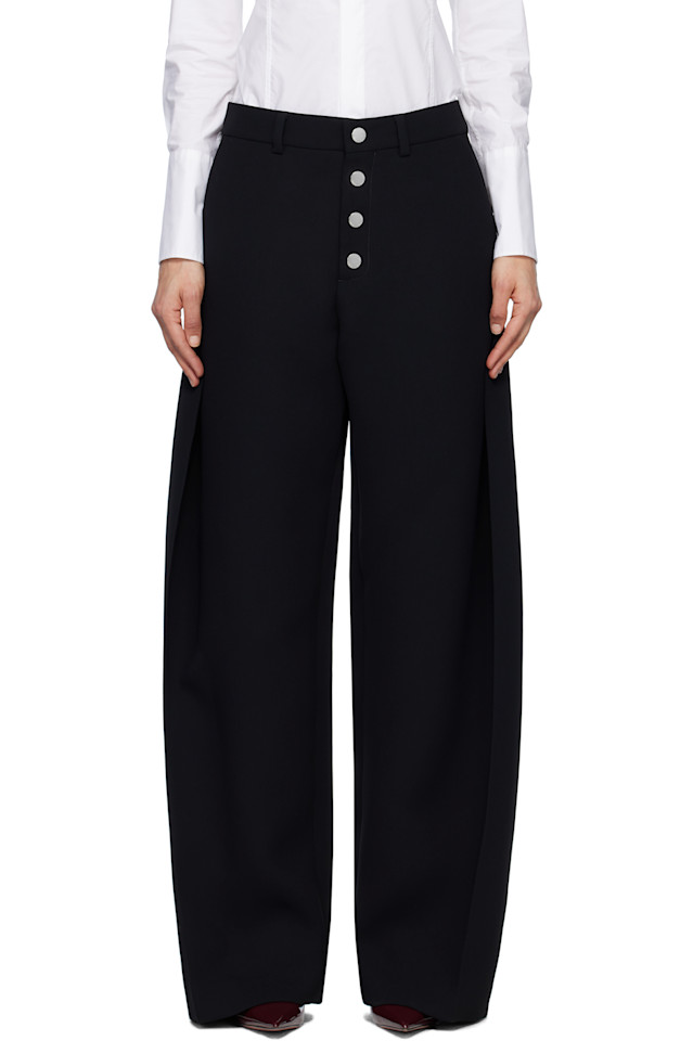 Скульптурные брюки Jean Paul Gaultier, черный 
Скульптурные брюки Jean Paul Gaultier, черный