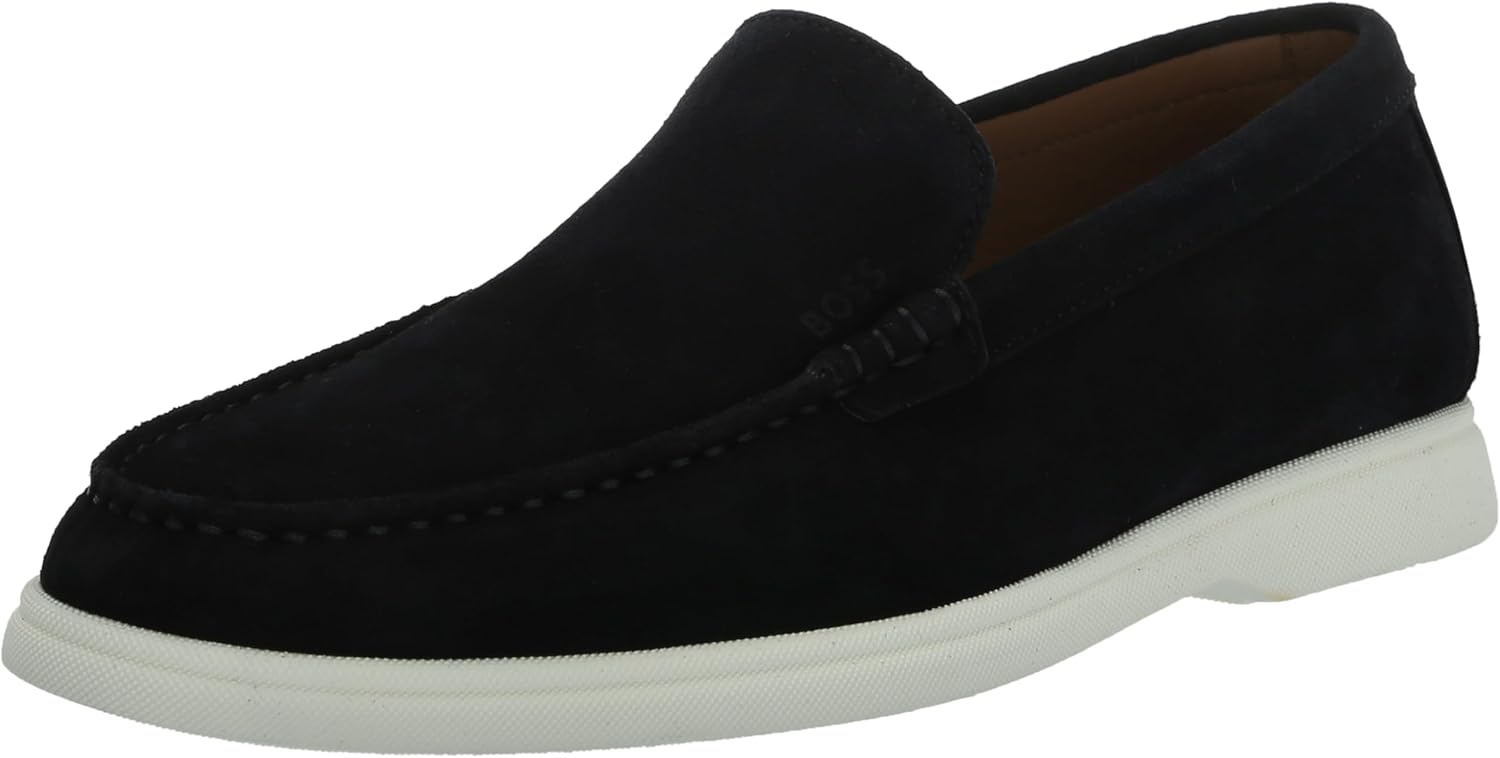 Мужские лоферы BOSS с гладкой замшевой подошвой, Midnight
Мужские лоферы BOSS с гладкой замшевой подошвой, Midnight