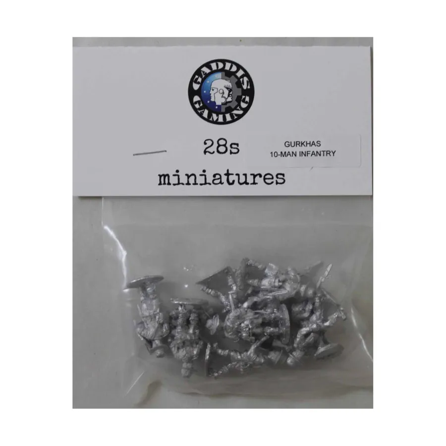 Пехотный ранец GRK из 10 человек, WWII Miniatures - British - Gurkhas - Infantry (28mm)
Пехотный ранец GRK из 10 человек, WWII Miniatures - British - Gurkhas - Infantry (28mm)