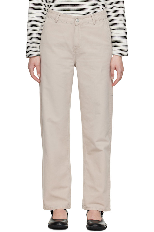 Прямые брюки Pierce Carhartt Work In Progress, бежевый
Прямые брюки Pierce Carhartt Work In Progress, бежевый