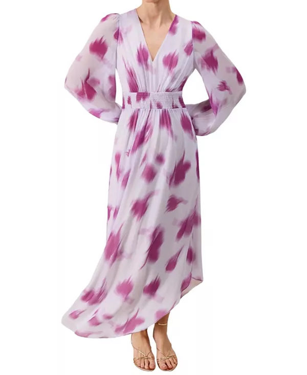 Платье-Рубашка Anya с размытым цветочным принтом и завышенной талией Ro&Zo, розовый
Платье-Рубашка Anya с размытым цветочным принтом и завышенной талией Ro&Zo, розовый