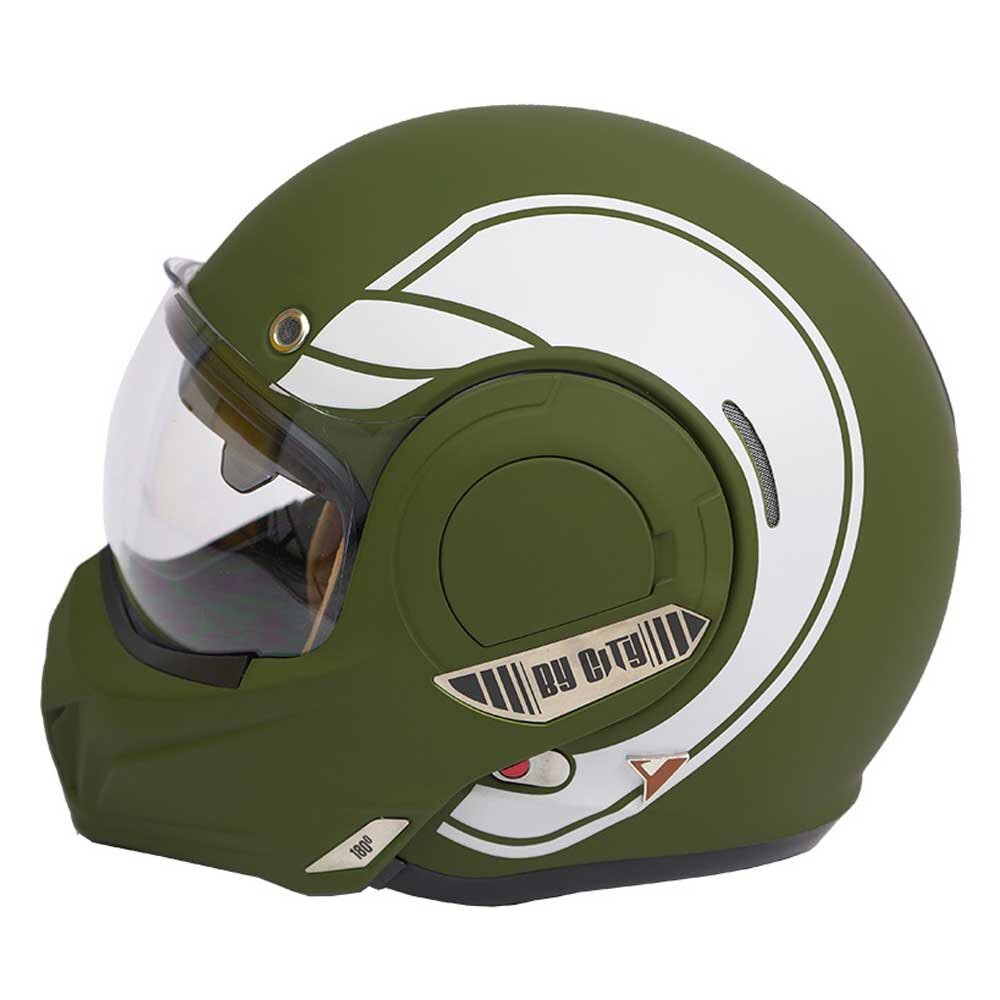 Модульный шлем By City 180 Tech R.22.06, зеленый 
Модульный шлем By City 180 Tech R.22.06, зеленый