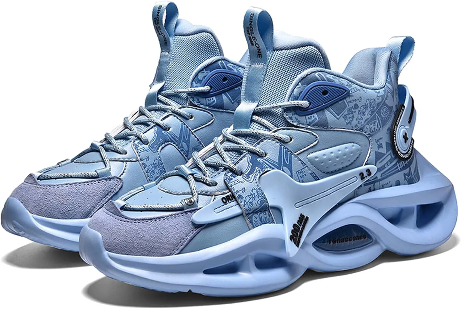 Мужские классические ночные повседневные и модные баскетбольные кроссовки, легкие и широкие, для ходьбы, командных видов спорта, уличного баскетбола, бега, прочные для пеших прогулок и спортивные кроссовки DZBAJRQM, синий
Мужские классические ночные повседневные и модные баскетбольные кроссовки, легкие и широкие, для ходьбы, командных видов спорта, уличного баскетбола, бега, прочные для пеших прогулок и спортивные кроссовки DZBAJRQM, синий