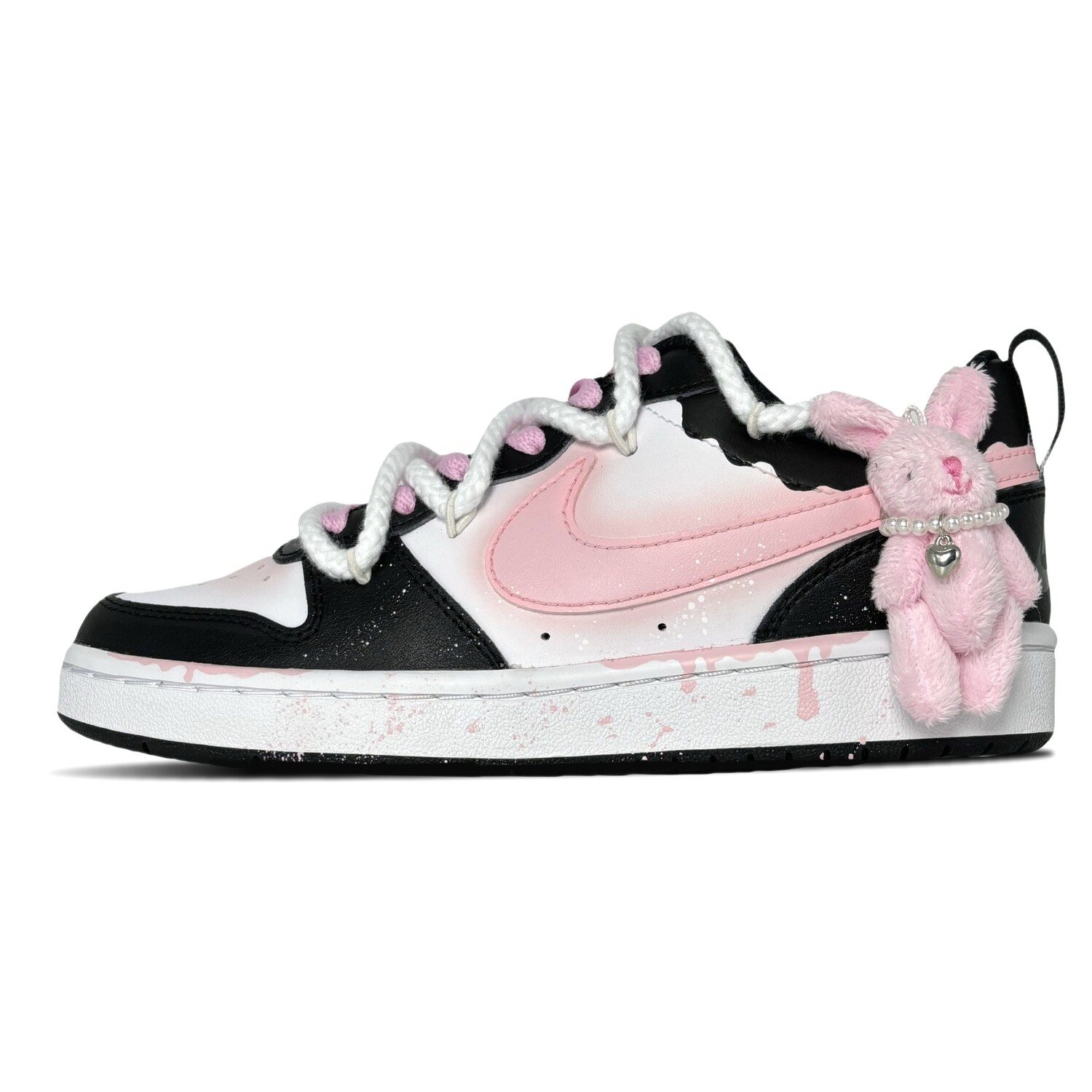 Кроссовки Nike Court Borough Skateboard Shoes Women's Low-Top Black White Pink, черный
Кроссовки Nike Court Borough Skateboard Shoes Women's Low-Top Black White Pink, черный