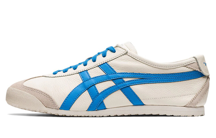 Кроссовки Onitsuka Tiger Mexico 66 Unisex, белый/синий 
Кроссовки Onitsuka Tiger Mexico 66 Unisex, белый/синий