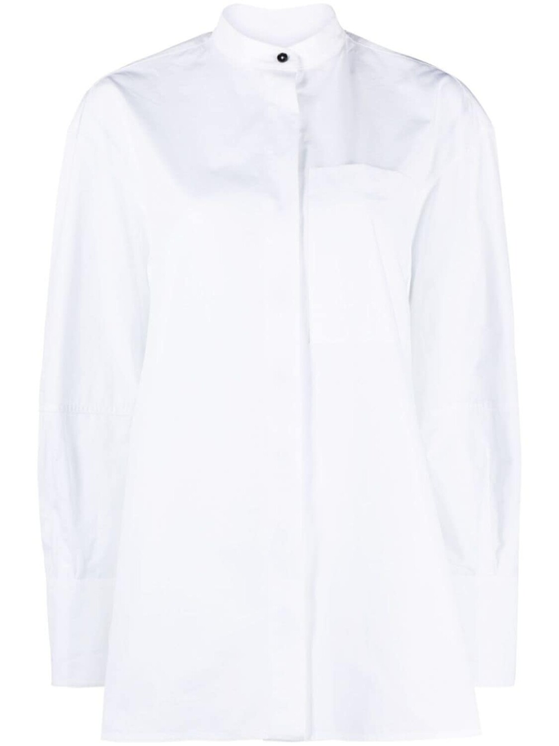 Jil Sander рубашка с воротником-стойкой, белый
Jil Sander рубашка с воротником-стойкой, белый