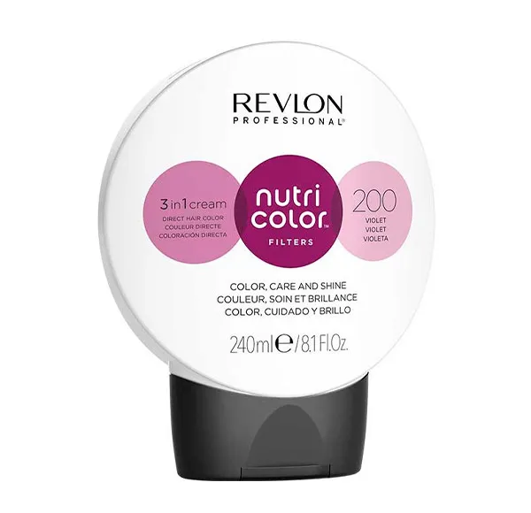 Крем-краска для волос Nutri Color Filters Revlon Color, цвет violet
Крем-краска для волос Nutri Color Filters Revlon Color, цвет violet