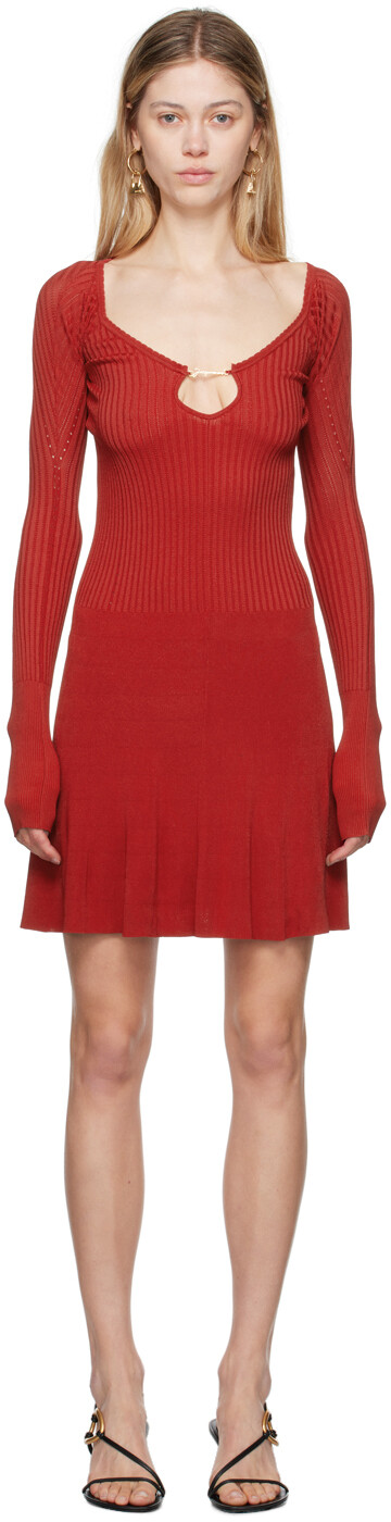 Красное мини-платье Les Sculptures 'La mini robe Pralù' JACQUEMUS, темно-красный
Красное мини-платье Les Sculptures 'La mini robe Pralù' JACQUEMUS, темно-красный