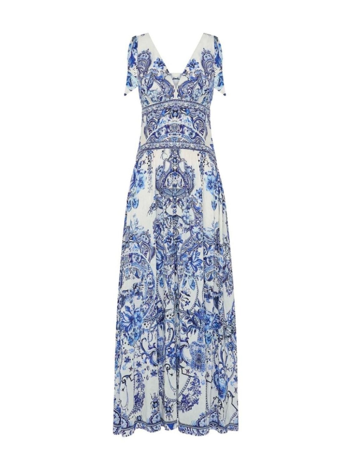 Camilla расклешенное платье с графичным принтом, белый
Camilla расклешенное платье с графичным принтом, белый