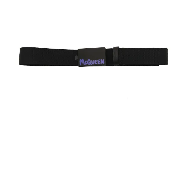 Ремень с добавлением кожи Alexander Mcqueen, черный
Ремень с добавлением кожи Alexander Mcqueen, черный