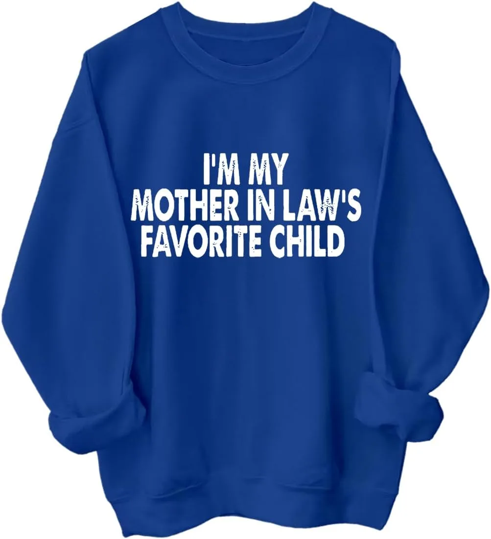 Толстовка с принтом "I'm My Mother In Law's Favorite Child" Racsea
Толстовка с принтом "I'm My Mother In Law's Favorite Child" Racsea