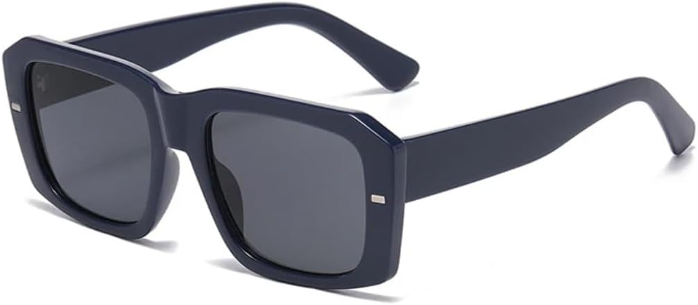 Популярные модные квадратные женские солнцезащитные очки в винтажном стиле с заклепками, панк-стиль, мужские солнцезащитные очки с защитой от УФ-излучения UV400 и прозрачными линзами UATXTAU, Dark Blue Gray
Популярные модные квадратные женские солнцезащитные очки в винтажном стиле с заклепками, панк-стиль, мужские солнцезащитные очки с защитой от УФ-излучения UV400 и прозрачными линзами UATXTAU, Dark Blue Gray