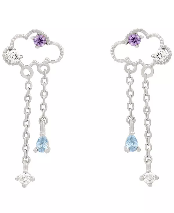 Серьги в форме царствующих облаков Girls Crew, silver-tone
Серьги в форме царствующих облаков Girls Crew, silver-tone