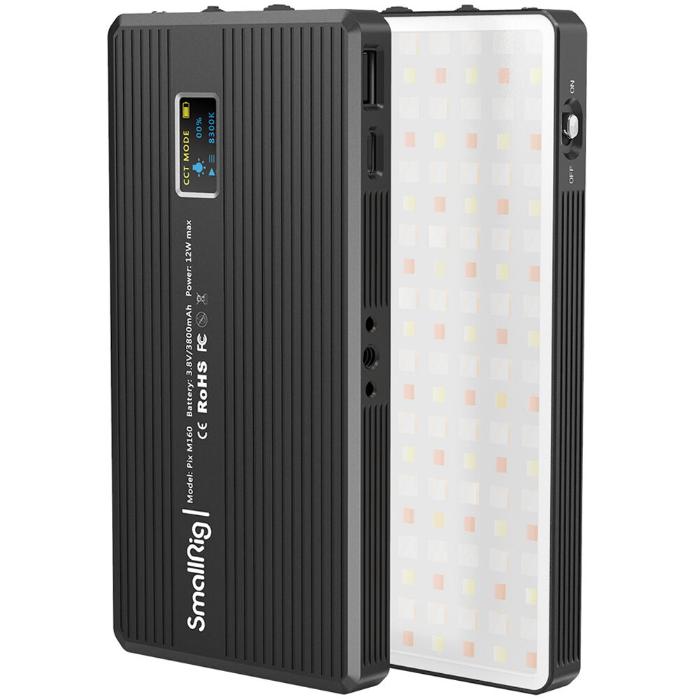 Светодиодная подсветка SmallRig Pix M160 RGBWW для камеры 
Светодиодная подсветка SmallRig Pix M160 RGBWW для камеры