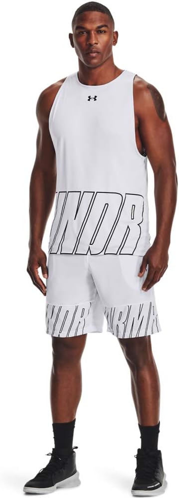 Шорты Under Armour Baseline Speed 10", White (100)/Black
Шорты Under Armour Baseline Speed 10", White (100)/Black