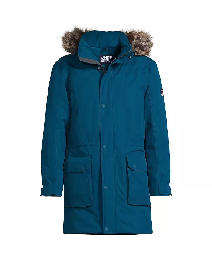 Мужская экспедиционная непромокаемая пуховая парка Lands' End, черный
Мужская экспедиционная непромокаемая пуховая парка Lands' End, черный