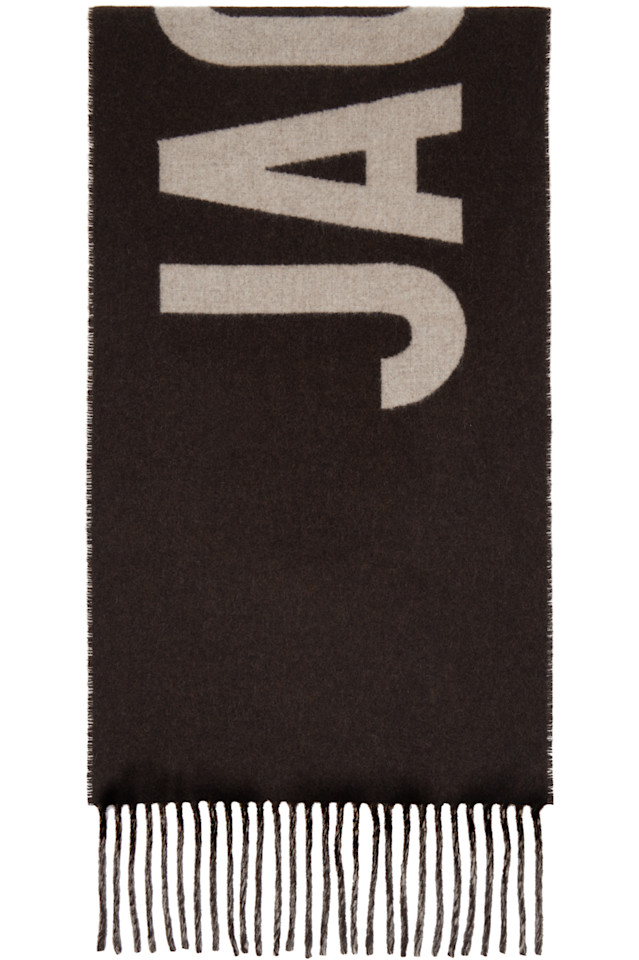 Jacquemus Коричневый шарф "Жакмюс"
Jacquemus Коричневый шарф "Жакмюс"