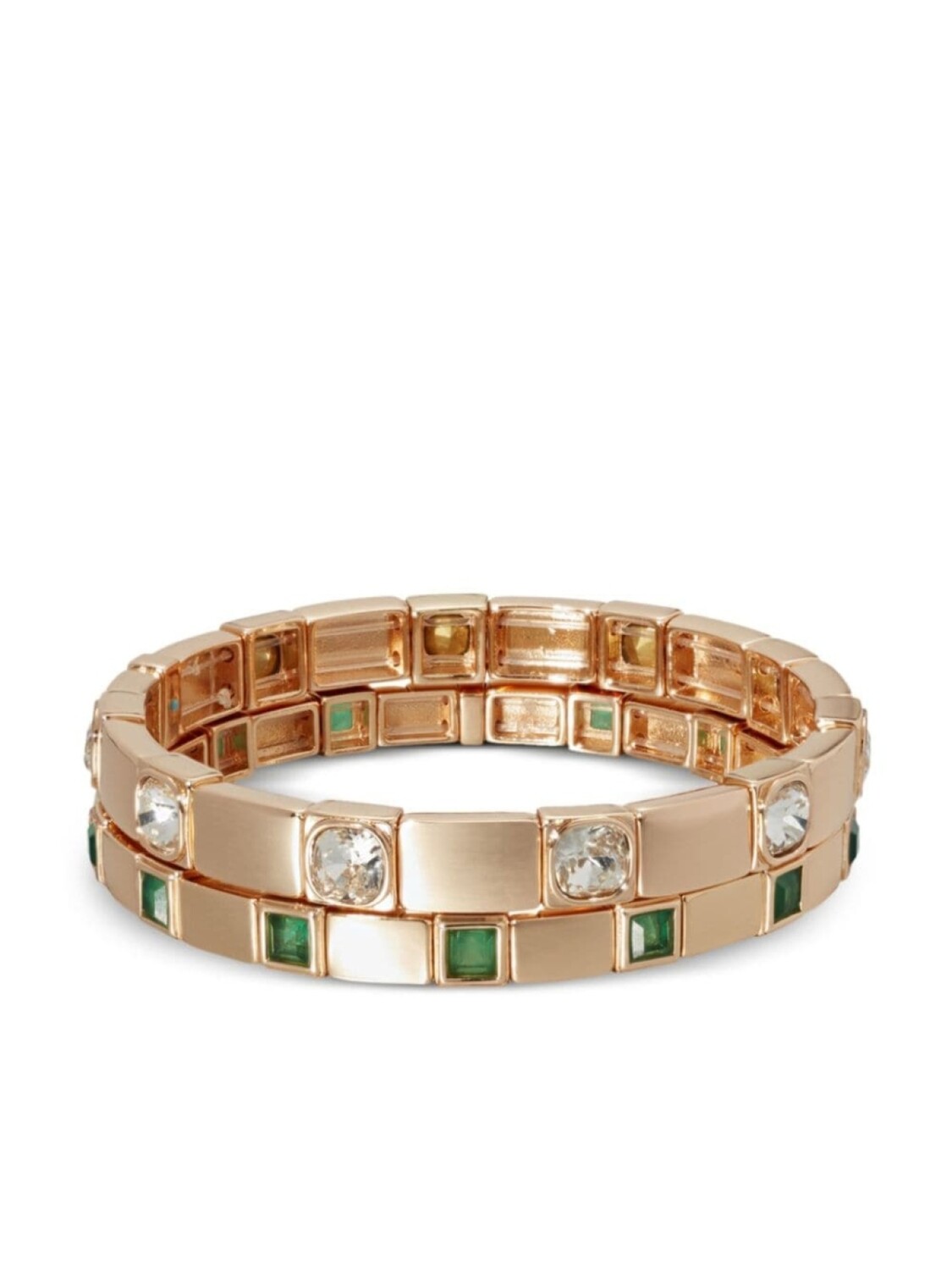 Комплект из двух браслетов The Swank Bracelets с кристаллами Roxanne Assoulin, золотой
Комплект из двух браслетов The Swank Bracelets с кристаллами Roxanne Assoulin, золотой