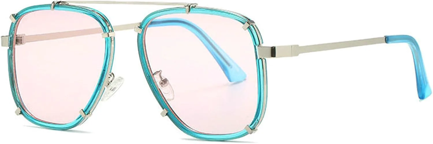 Солнцезащитные очки Helena увеличенного размера с двойным лучом, пилотные, женские, ретро, черные, мужские, роскошные винтажные квадратные очки с заклепками, C6
Солнцезащитные очки Helena увеличенного размера с двойным лучом, пилотные, женские, ретро, черные, мужские, роскошные винтажные квадратные очки с заклепками, C6