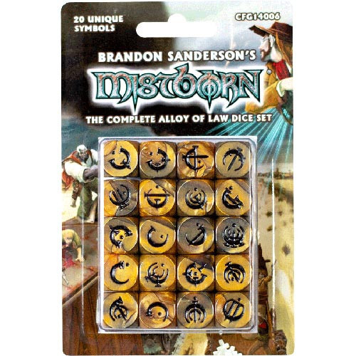 Аксессуары Crafty Games Mistborn: Complete Alloy of Law Dice Set
Аксессуары Crafty Games Mistborn: Complete Alloy of Law Dice Set