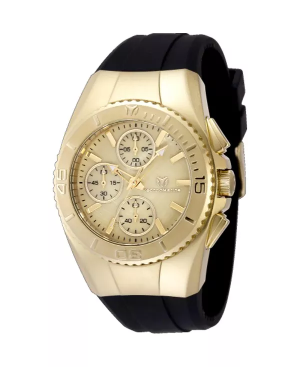 Женские часы Techomarine tm-124035 Cruise Original с кварцевым хронографом и золотым циферблатом Technomarine, black
Женские часы Techomarine tm-124035 Cruise Original с кварцевым хронографом и золотым циферблатом Technomarine, black