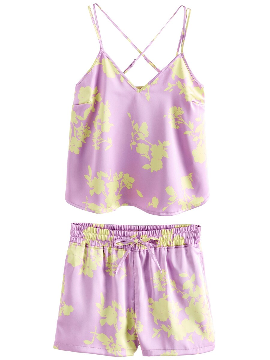 Короткий пижамный комплект Next, лавандовый
Короткий пижамный комплект Next, лавандовый