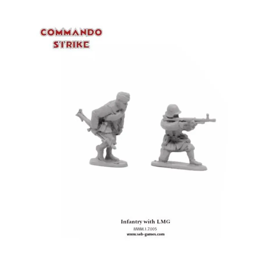 Пехота с пулеметами, Commando Strike (25mm)
Пехота с пулеметами, Commando Strike (25mm)