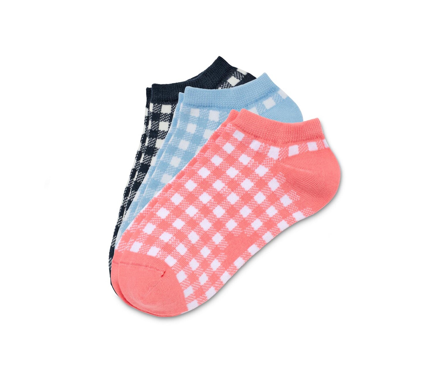 Три пары носков-кроссовок в клетку Tchibo
Три пары носков-кроссовок в клетку Tchibo