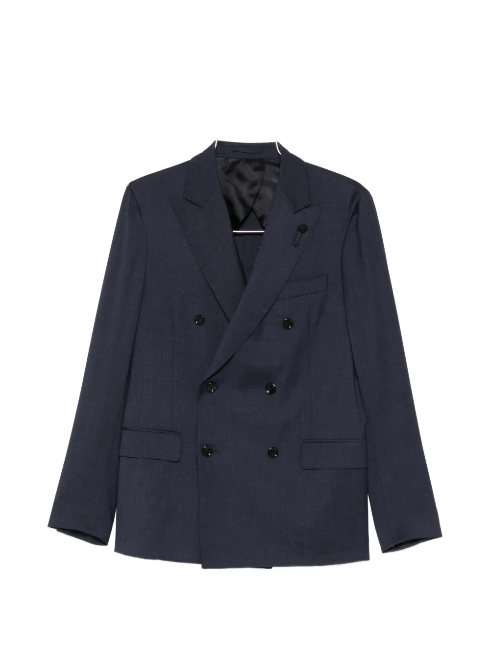Двубортный костюм Lardini, синий
Двубортный костюм Lardini, синий