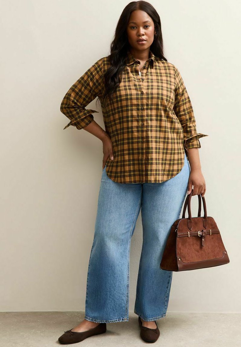 Блуза New Look CURVES CHECKED BUTTON UP, Orange Yellow Pattern/Mottled Orange
Блуза New Look CURVES CHECKED BUTTON UP, Orange Yellow Pattern/Mottled Orange