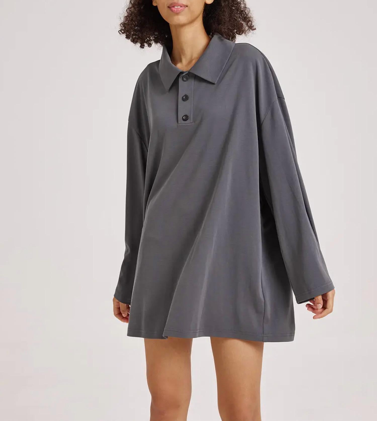 Растягивающаяся поло из джерси в темно-сером цвете Nap, темно-серый
Растягивающаяся поло из джерси в темно-сером цвете Nap, темно-серый