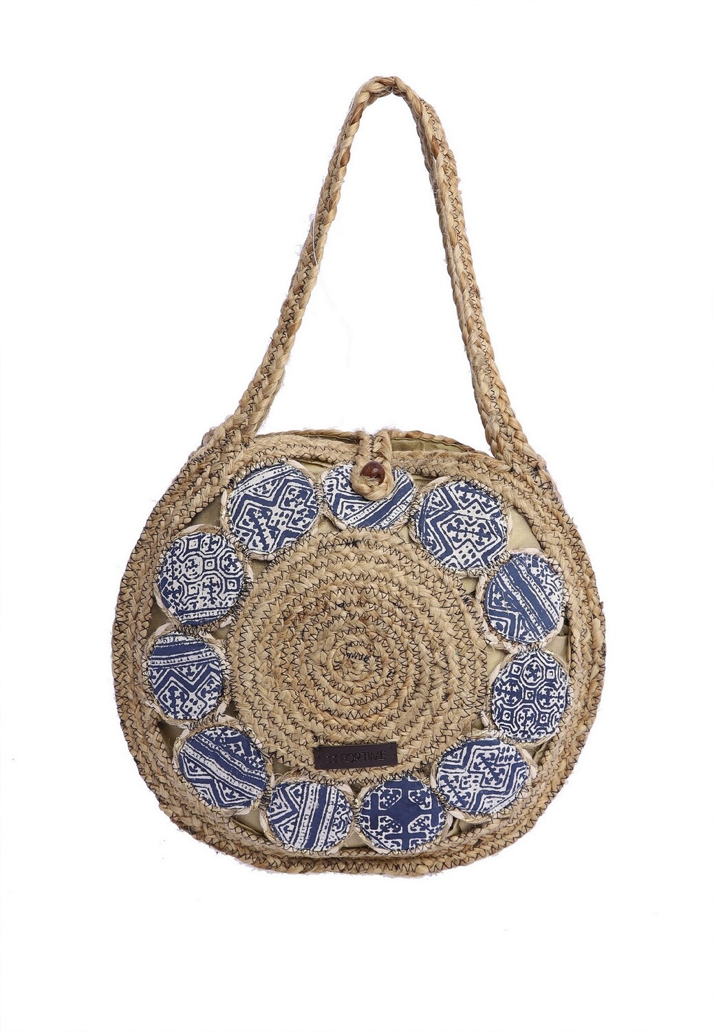 Сумка через плечо FOR TIME Strandtasche Sefrou (B)37 x (H)37 x (T)8 см, коричневый 
Сумка через плечо FOR TIME Strandtasche Sefrou (B)37 x (H)37 x (T)8 см, коричневый