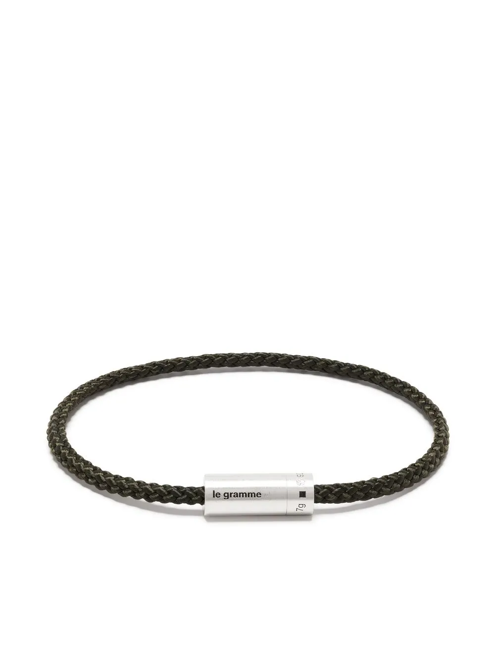 Веревочный браслет 7g Nato Le Gramme, зеленый
Веревочный браслет 7g Nato Le Gramme, зеленый