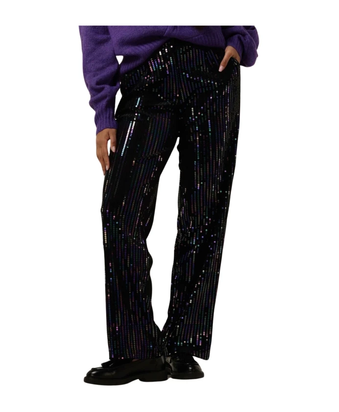 Прямые брюки с пайетками женские Y.A.S, черный
Прямые брюки с пайетками женские Y.A.S, черный