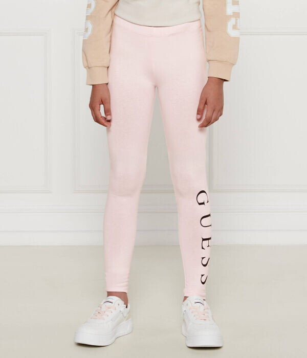Легинсы для девочек Guess облегающего кроя с большим логотипом, розовый
Легинсы для девочек Guess облегающего кроя с большим логотипом, розовый